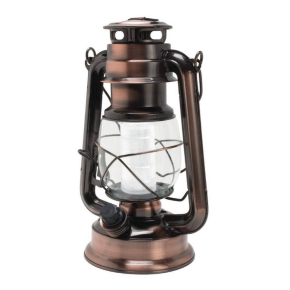 Northpoint Vintage Copper Battery Operated LED Lantern (2-Pack)